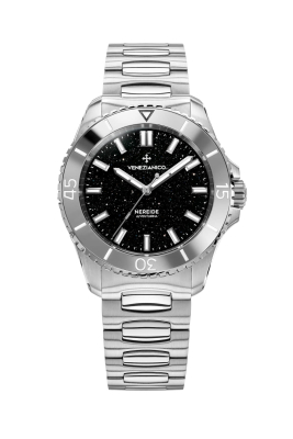 Kurmalı Otomatik Erkek Kol Saati - 3121550C- Nereide Avventurina Nera - Venezianico