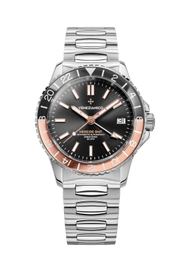 Kurmalı Otomatik Erkek Kol Saati - 3521504C Nereide GMT - Venezianico