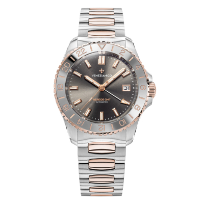 Kurmalı Otomatik Erkek Kol Saati - 3521510C Nereide Grand Tour GMT 39 - Venezianico