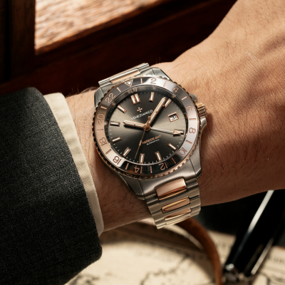 Kurmalı Otomatik Erkek Kol Saati - 3521510C Nereide Grand Tour GMT 39 - 3
