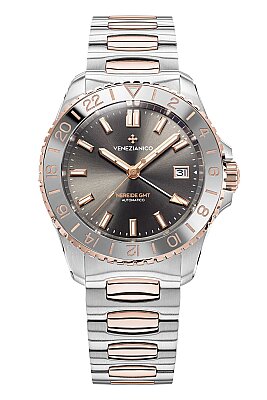 Kurmalı Otomatik Erkek Kol Saati - 3521510C Nereide Grand Tour GMT 39 - Venezianico