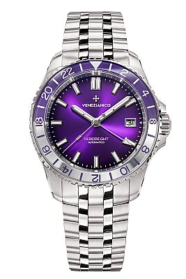 Kurmalı Otomatik Erkek Kol Saati - 3521512S Nereide GMT - Venezianico
