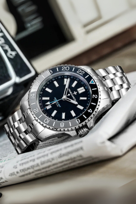 Kurmalı Otomatik Erkek Kol Saati - 4521500S-NEREIDE GMT CERATUNG - 6