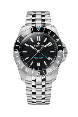 Kurmalı Otomatik Erkek Kol Saati - 4521500S-NEREIDE GMT CERATUNG - Venezianico