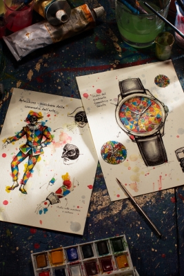 ( ÖN SİPARİŞ ÜRÜNÜDÜR )Otomatik Kol Saati - Redentore Arlecchino Limited Edition - 5